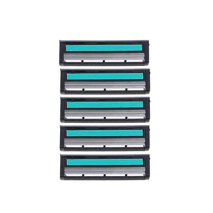 Набор сменных кассет Breeze с 2 лезвиями, увлажняющей полоской, для бритвы, 5 шт