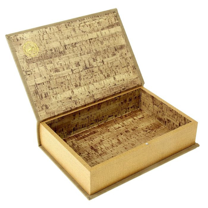 Шкатулка "Сказания о ангеле" кожа с тиснением