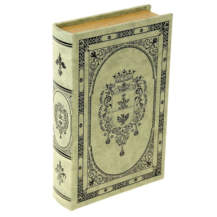 Шкатулка "Геральдика" кожа с тиснением