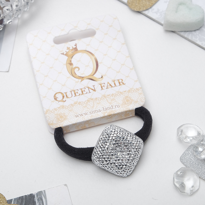 Резинка для волос "День", квадрат