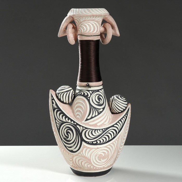 Ваза напольная "Альфонс" шамот, микс