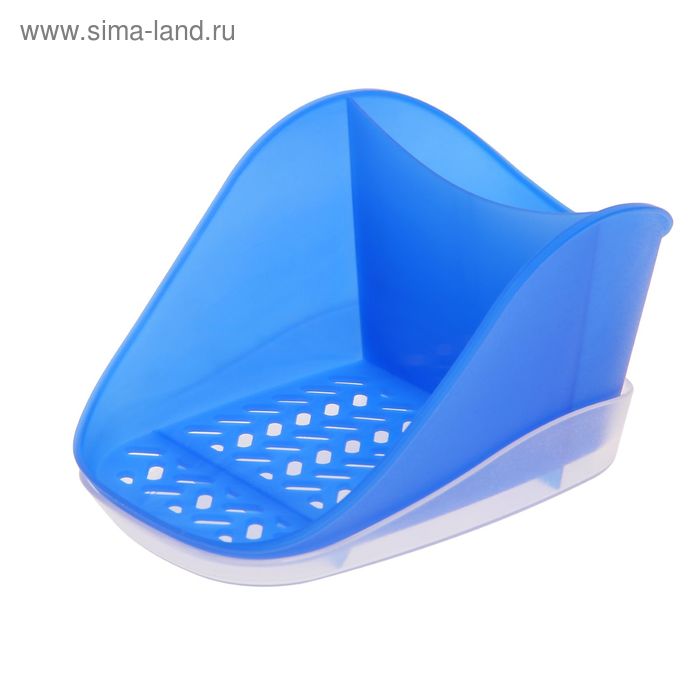 Подставка для моющего средства и губки Teo Plus, цвет синий