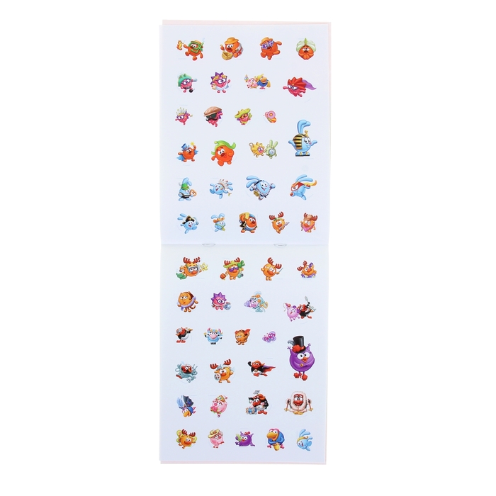 100 наклеек. Смешарики "Маскарад"