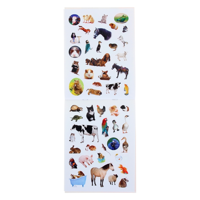100 наклеек. Домашние любимцы