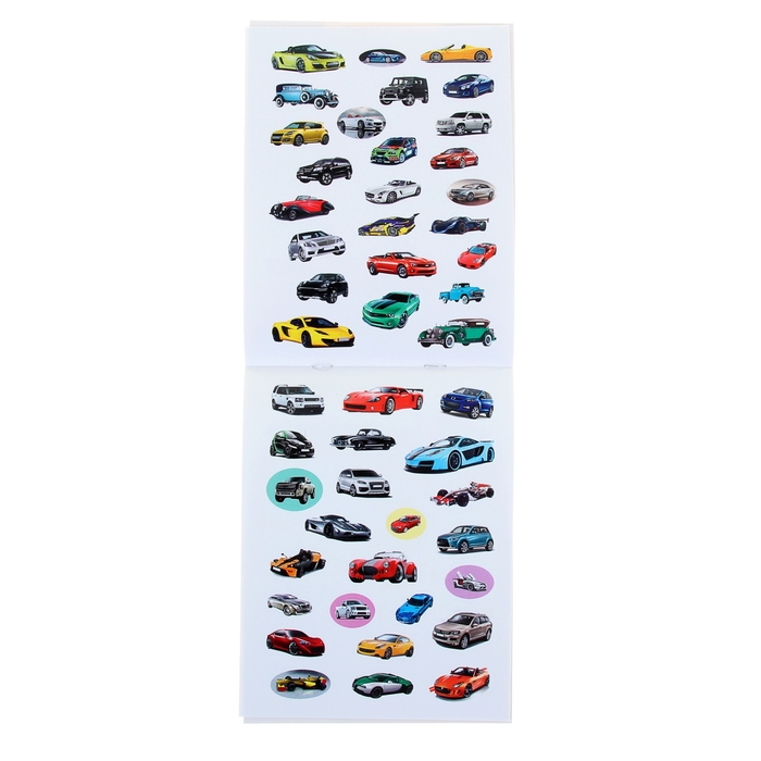 100 наклеек. Лучшие машины