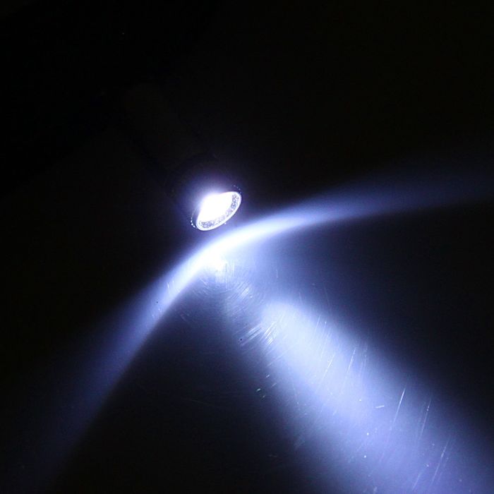 Нож складной автоматический с фонариком, рукоять чёрная