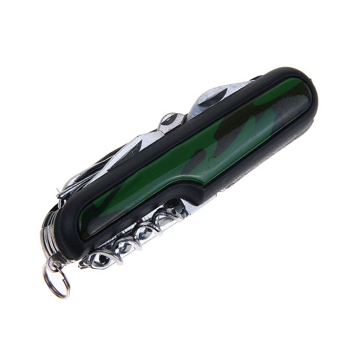 Нож многофункциональный 11 в 1 "Солдатский", рукоять камуфляж