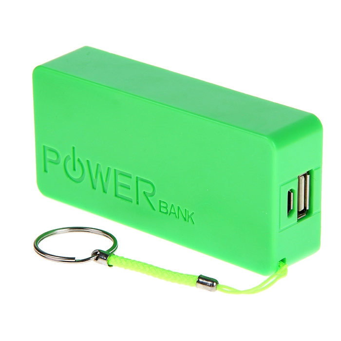 Внешний аккумулятор LuazON, Power bank, 1 USB, 3200 мAч, микс