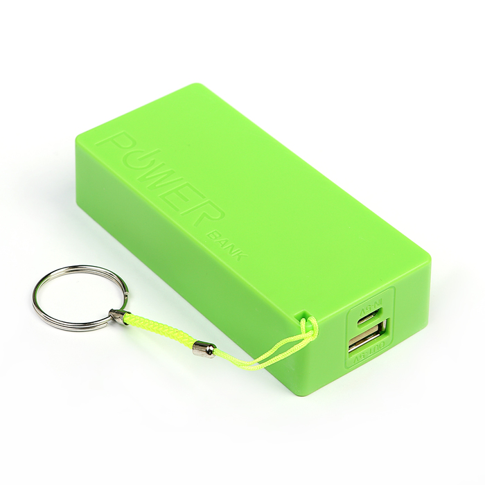 Внешний аккумулятор LuazON, Power bank, 1 USB, 3200 мAч, микс