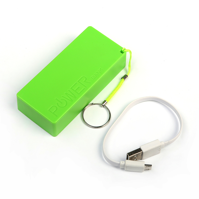 Внешний аккумулятор LuazON, Power bank, 1 USB, 3200 мAч, микс