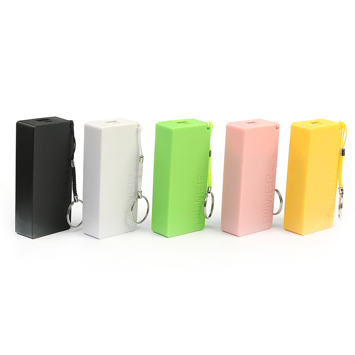 Внешний аккумулятор LuazON, Power bank, 1 USB, 3200 мAч, микс
