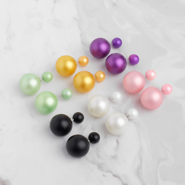 Серьги "Диорис" перламутр, цвет МИКС