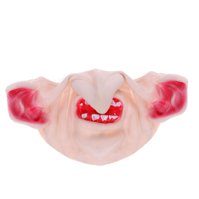 Полумаска латекс "Уродец"