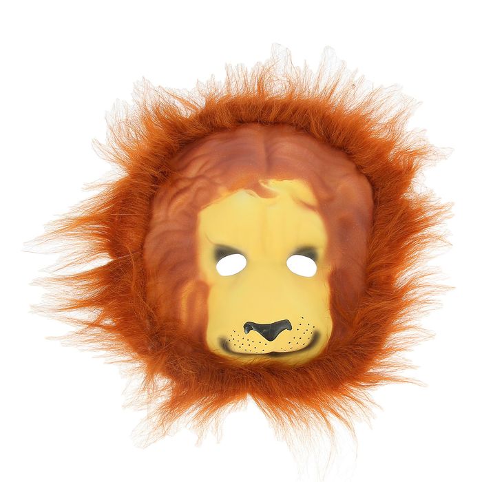 Маска мягкий пластик "Лев"