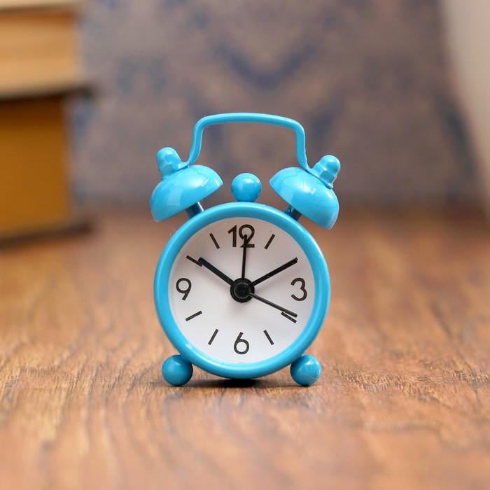 Будильник мини "Пробуждение", d=4 см, цвета МИКС