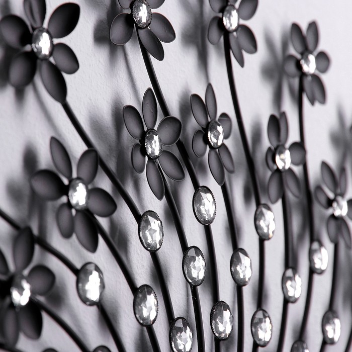 Часы настенные интерьерные "Серия Ажур. Ясный день", d=60 см