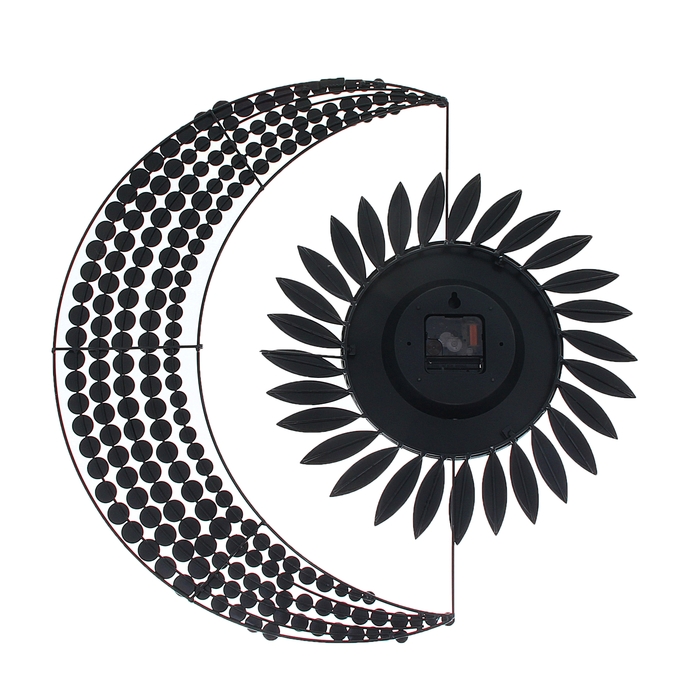 Часы настенные интерьерные "Серия Ажур. Солнце и месяц"