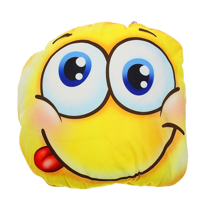 Подушка-одеяло Collorista "Смайл", размер 40х40 см (110х140 ± 5 см), 350гр/м2