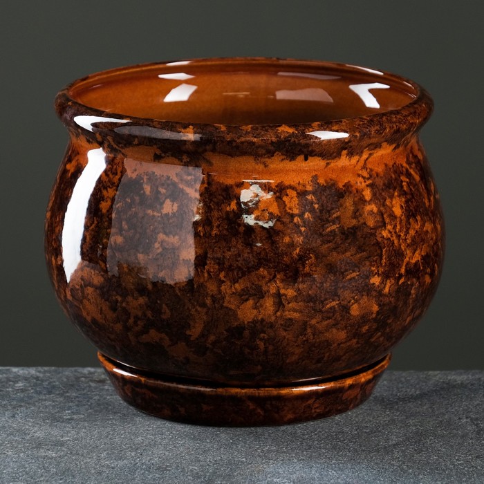 Кашпо "Марс" белое 3,5 л