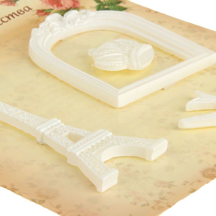 Декор для творчества "Париж", набор 4 шт.