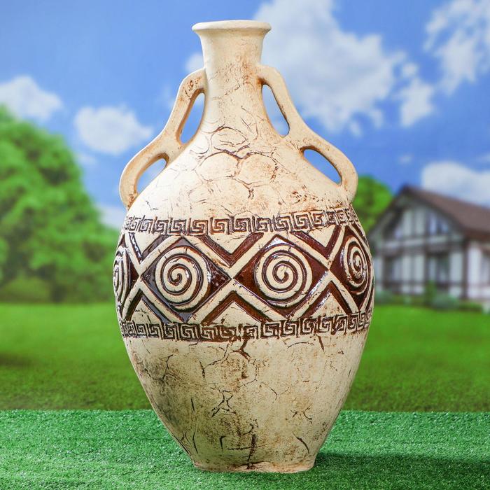 Ваза напольная "Сирена" шамот