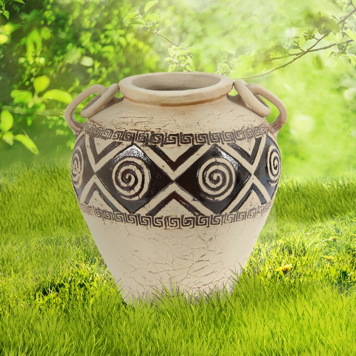 Ваза напольная "Сапфо" шамот