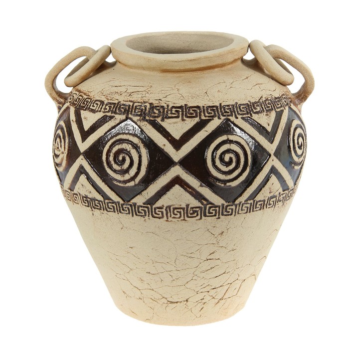 Ваза напольная "Сапфо" шамот