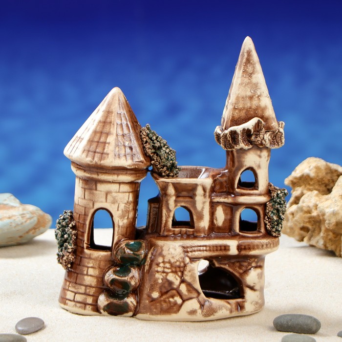 Декорации для аквариума "Беседка" микс