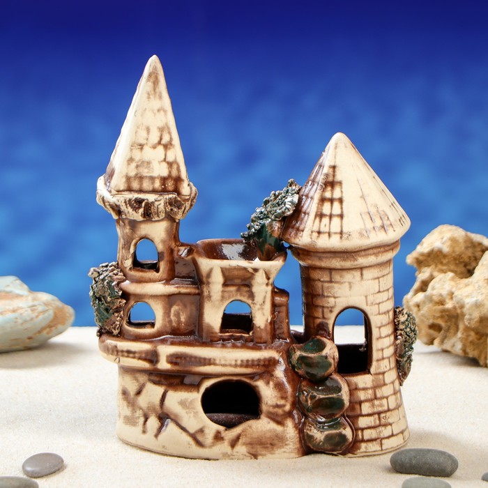 Декорации для аквариума "Беседка" микс