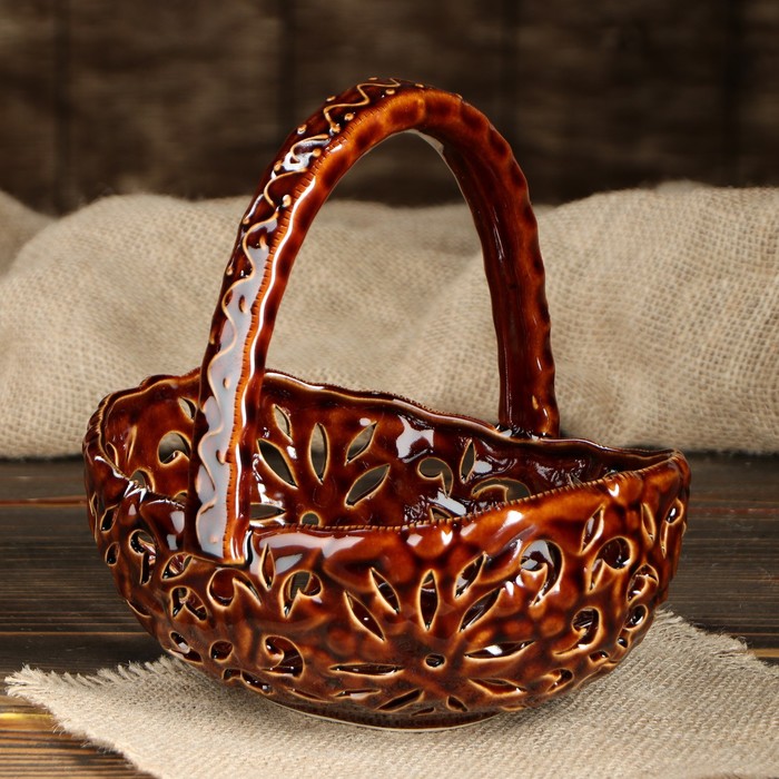 Конфетница "Кармэн" с ручкой