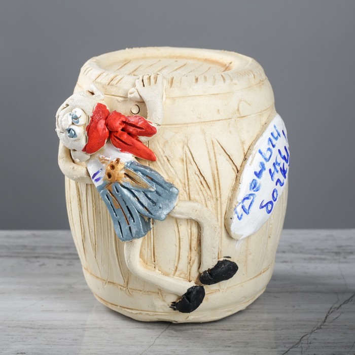 Копилка "Бочка с пиратом"