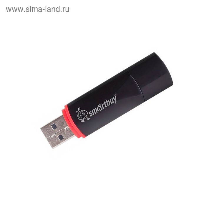 

Флешка Smartbuy Crown Black, 8 Гб, USB2.0, чт до 25 Мб/с, зап до 15 Мб/с, чёрная