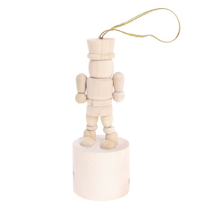 Роспись по дереву "Щелкунчик" с подвесом