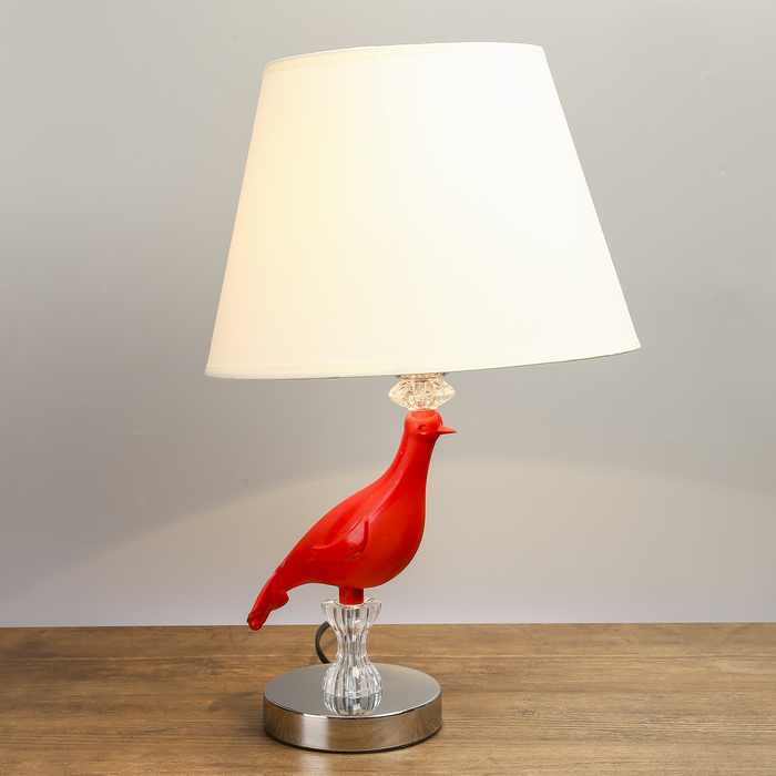 Лампа настольная "Красная колибри"
