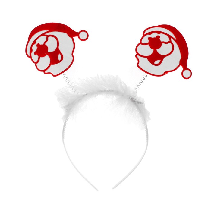 Карнавальный ободок "Дед мороз"