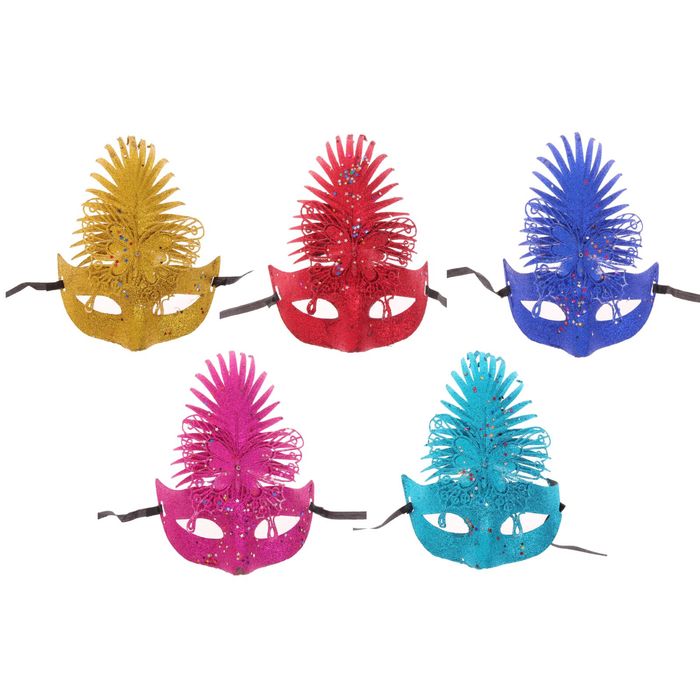 Карнавальная маска "Помпезность", цвета МИКС