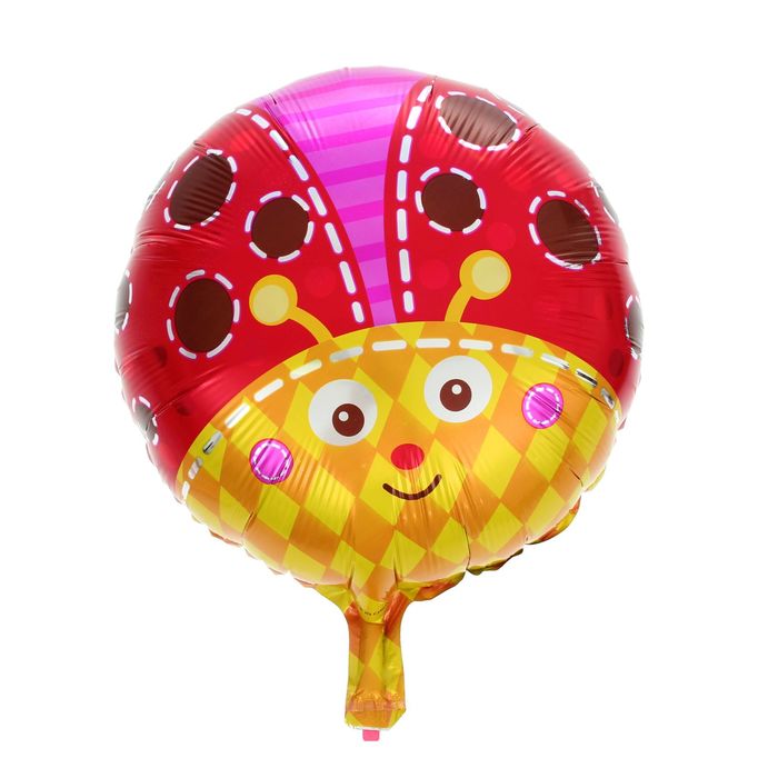 Шар фольгированный "Божья коровка" Круг 18"