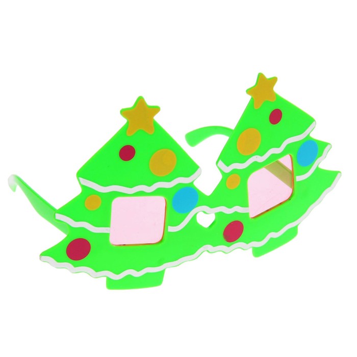 Карнавальные очки "Новогодняя ёлка"