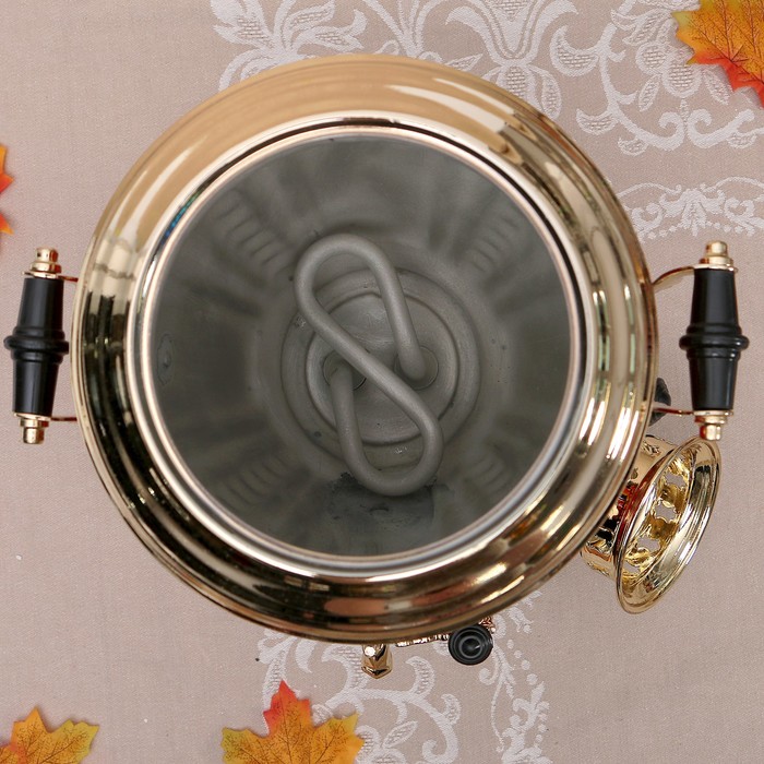 Набор «Осень», рюмка, 3 предмета, самовар 3 л, заварочный чайник 0,7 л, поднос