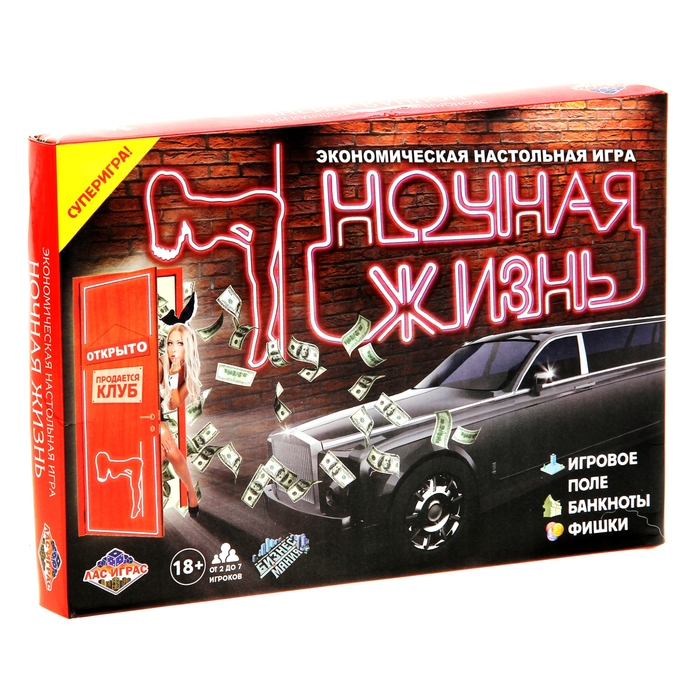 Игра экономическая бизнес мания "Ночная жизнь"