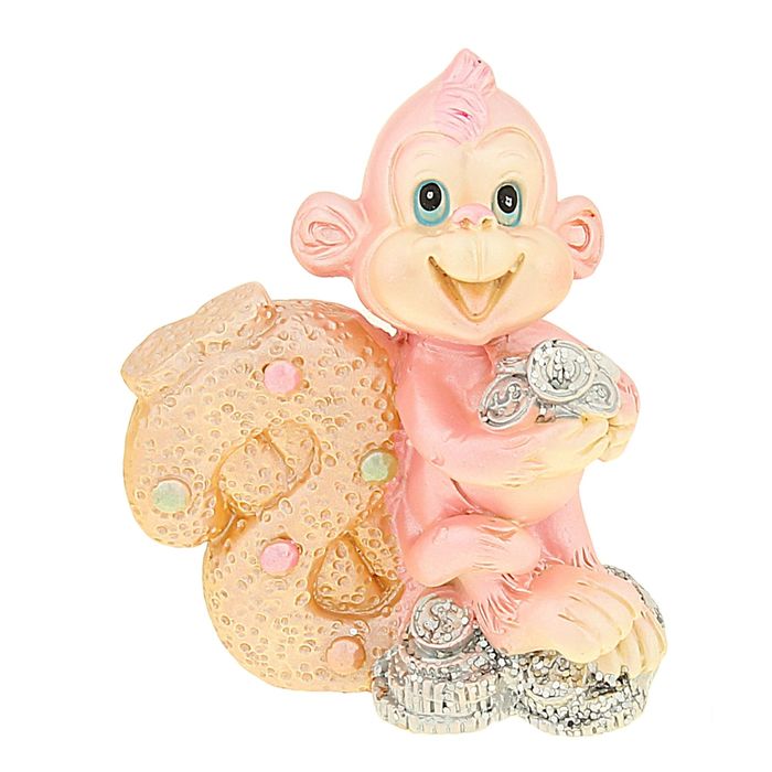 Сувенир "Обезьянка Милка "на удачу"" МИКС