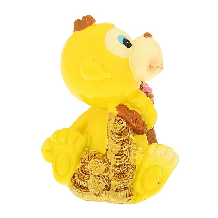 Сувенир "Обезьянка Милка с корзинкой денег"