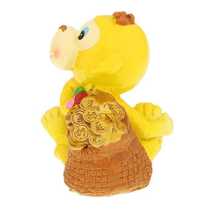 Сувенир "Обезьянка Милка с корзинкой денег"