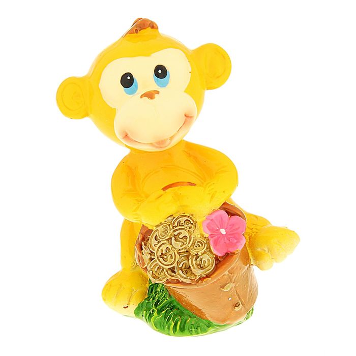 Сувенир "Обезьянка Милка с сокровищами" МИКС
