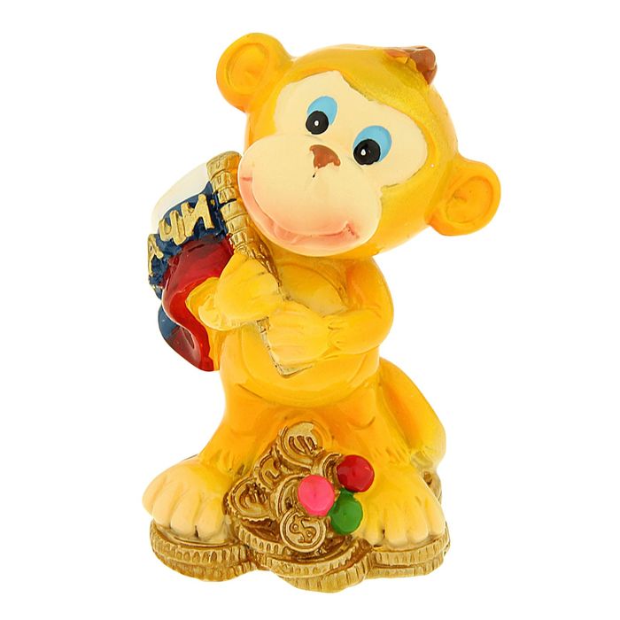 Сувенир "Обезьянка Милка удачливая" МИКС