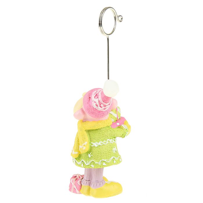 Сувенир-визитница "Обезьянка с подарком"