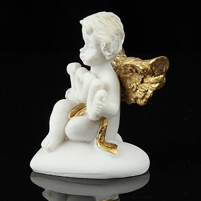 Сувенир "Ангелок Love" золотистый, МИКС