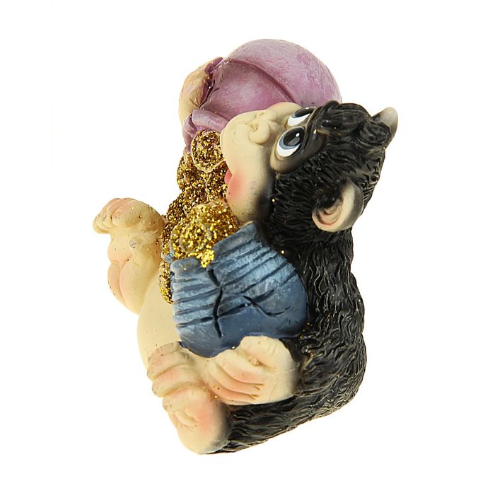 Сувенир "Славная обезьянка с мешками золота" МИКС