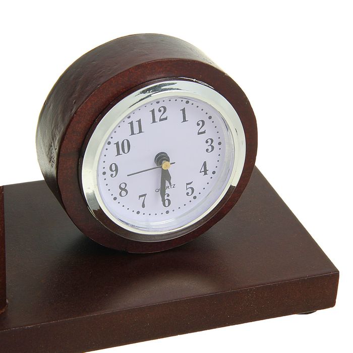 Набор настольный «Лаконичность»: часы, подставка для ручек, фоторамка