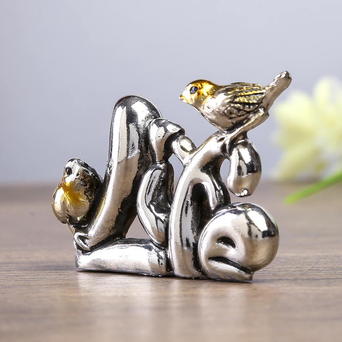 Сувенир - миниатюра "Два воробушка Life"